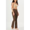 imageODODOS Cloud Feeling Crossover High Waist Flared Pants for Women Bootcut Yoga Pants with Back Pocket3032quot InseamBrunette