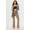 imageODODOS Cloud Feeling Crossover High Waist Flared Pants for Women Bootcut Yoga Pants with Back Pocket3032quot InseamLight Brown