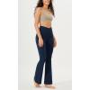 imageODODOS Cloud Feeling Crossover High Waist Flared Pants for Women Bootcut Yoga Pants with Back Pocket3032quot InseamNavy