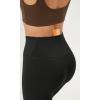 imageODODOS Cloud Feeling Crossover High Waist Flared Pants for Women Bootcut Yoga Pants with Back Pocket3032quot InseamOnyx Black Grey