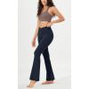 imageODODOS Womens Cloud Feeling Crossover Flared Pants with Back Pocket High Waist Bootcut Lounge Yoga Pants3032quot InseamDeep Navy