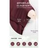 imageODODOS Womens Cloud Feeling Tank Dress with Separate Shorts and Built in Bra U Back Mini Tennis DressBurgundy