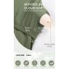 imageODODOS Womens Cloud Feeling Tank Dress with Separate Shorts and Built in Bra U Back Mini Tennis DressDark Olive
