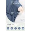 imageODODOS Womens Cloud Feeling Tank Dress with Separate Shorts and Built in Bra U Back Mini Tennis DressInk Blue