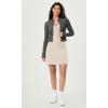 imageODODOS Womens Cloud Feeling Tank Dress with Separate Shorts and Built in Bra U Back Mini Tennis DressOat Milk