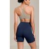 imageODODOS Cloud Feeling Cross Waist Yoga Shorts for Women 6quot Crossover High Waist Lounge Biker ShortsNavy