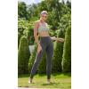 imageODODOS Cloud Feeling Halter Sports Bra for Women Padding Cut Out Racerback Yoga Tank TopLime Stone