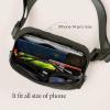 imageODODOS Fleece Mini Belt Bag with Adjustable Strap Sherpa Small Waist Pouch Fanny Pack for Workout Running Traveling Hiking BrownDark Umber