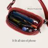 imageODODOS Fleece Mini Belt Bag with Adjustable Strap Sherpa Small Waist Pouch Fanny Pack for Workout Running Traveling Hiking BrownFleece Apple