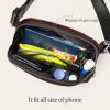 imageODODOS Fleece Mini Belt Bag with Adjustable Strap Sherpa Small Waist Pouch Fanny Pack for Workout Running Traveling Hiking BrownGlossy Red Brown