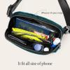 imageODODOS Fleece Mini Belt Bag with Adjustable Strap Sherpa Small Waist Pouch Fanny Pack for Workout Running Traveling Hiking BrownGlossy Teal Green