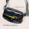 imageODODOS Fleece Mini Belt Bag with Adjustable Strap Sherpa Small Waist Pouch Fanny Pack for Workout Running Traveling Hiking BrownIron Gray