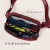 imageODODOS Fleece Mini Belt Bag with Adjustable Strap Sherpa Small Waist Pouch Fanny Pack for Workout Running Traveling Hiking BrownWine
