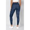 imageODODOS Womens High Waisted Yoga Leggings with Pockets Tummy Control Non See Through Workout Athletic Running Yoga PantsNavy Stone