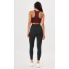 imageODODOS Womens High Waisted Yoga Leggings with Pockets Tummy Control Non See Through Workout Athletic Running Yoga PantsOnyx Black Grey