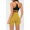imageODODOS Cloud Feeling Crossover Yoga Shorts with Back Pocket for Women 6quot  8 V High Wasit Lounge Biker ShortsMango Mint