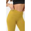 imageODODOS Cloud Feeling Crossover Yoga Shorts with Back Pocket for Women 6quot  8 V High Wasit Lounge Biker ShortsMango Mint