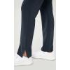 imageODODOS Womens Modal Soft SplitHem High Waist Pants with Pockets Adjustable Shockcord Casual Lounge PantsNavy
