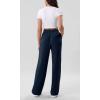 imageODODOS Chiffon Flowy Wide Leg Pants for Women Lightweight High Waist PullOn Pants with Pockets 27quot  29quot 31quot InseamDark Blue