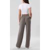 imageODODOS Chiffon Flowy Wide Leg Pants for Women Lightweight High Waist PullOn Pants with Pockets 27quot  29quot 31quot InseamFalcon
