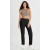 imageODODOS Cloud Feeling Jogger Pants with Pockets for Women High Waist Sweatpants Casual Lounge Ankle PantsBlack