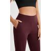 imageODODOS Cloud Feeling Jogger Pants with Pockets for Women High Waist Sweatpants Casual Lounge Ankle PantsBurgundy