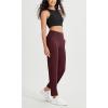 imageODODOS Cloud Feeling Jogger Pants with Pockets for Women High Waist Sweatpants Casual Lounge Ankle PantsBurgundy