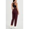 imageODODOS Cloud Feeling Jogger Pants with Pockets for Women High Waist Sweatpants Casual Lounge Ankle PantsBurgundy