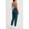 imageODODOS Cloud Feeling Jogger Pants with Pockets for Women High Waist Sweatpants Casual Lounge Ankle PantsForest Teal