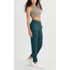 imageODODOS Cloud Feeling Jogger Pants with Pockets for Women High Waist Sweatpants Casual Lounge Ankle PantsForest Teal