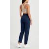 imageODODOS Cloud Feeling Jogger Pants with Pockets for Women High Waist Sweatpants Casual Lounge Ankle PantsNavy