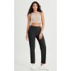 imageODODOS Cloud Feeling Jogger Pants with Pockets for Women High Waist Sweatpants Casual Lounge Ankle PantsOnyx Black Grey