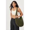 imageODODOS Quilted Carryall Tote Bag for Women Crossbody Large Hobo Lightweight Padding Shoulder BagAvocado