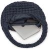 imageODODOS Quilted Carryall Tote Bag for Women Crossbody Large Hobo Lightweight Padding Shoulder BagDark Blue