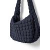 imageODODOS Quilted Carryall Tote Bag for Women Crossbody Large Hobo Lightweight Padding Shoulder BagDark Blue