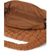 imageODODOS Quilted Carryall Tote Bag for Women Crossbody Large Hobo Lightweight Padding Shoulder BagGlazed Ginger