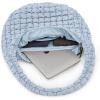 imageODODOS Quilted Carryall Tote Bag for Women Crossbody Large Hobo Lightweight Padding Shoulder BagLight Blue