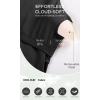 imageODODOS Womens Cloud Feeling Racerback Tennis Dress with Separate Shorts and Built in Bra Mini Tank DressBlack
