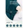 imageODODOS Womens Cloud Feeling Racerback Tennis Dress with Separate Shorts and Built in Bra Mini Tank DressForest Teal
