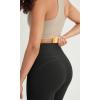 imageODODOS Cloud Feeling Straight Leg Pants with Back Pocket for Women High Waist Casual Lounge Yoga Pants 28quot  30quot InseamBlack