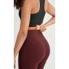 imageODODOS Cloud Feeling Straight Leg Pants with Back Pocket for Women High Waist Casual Lounge Yoga Pants 28quot  30quot InseamBurgundy