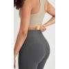 imageODODOS Cloud Feeling Straight Leg Pants with Back Pocket for Women High Waist Casual Lounge Yoga Pants 28quot  30quot InseamCharcoal
