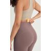 imageODODOS Cloud Feeling Straight Leg Pants with Back Pocket for Women High Waist Casual Lounge Yoga Pants 28quot  30quot InseamPurple Taupe