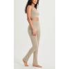imageODODOS Cloud Feeling Straight Leg Pants with Back Pocket for Women High Waist Casual Lounge Yoga Pants 28quot  30quot InseamShaker Beige