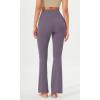 imageODODOS Cloud Feeling Flared Yoga Pants with Back Pocket for Women High Waist Casual Bootleg Lounge Pants 30quot32quot InseamAsh Violet