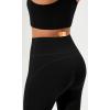imageODODOS Cloud Feeling Flared Yoga Pants with Back Pocket for Women High Waist Casual Bootleg Lounge Pants 30quot32quot InseamBlack
