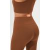imageODODOS Cloud Feeling Flared Yoga Pants with Back Pocket for Women High Waist Casual Bootleg Lounge Pants 30quot32quot InseamCaramel