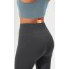 imageODODOS Cloud Feeling Flared Yoga Pants with Back Pocket for Women High Waist Casual Bootleg Lounge Pants 30quot32quot InseamCharcoal