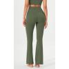 imageODODOS Cloud Feeling Flared Yoga Pants with Back Pocket for Women High Waist Casual Bootleg Lounge Pants 30quot32quot InseamDark Olive