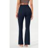 imageODODOS Cloud Feeling Flared Yoga Pants with Back Pocket for Women High Waist Casual Bootleg Lounge Pants 30quot32quot InseamDeep Navy